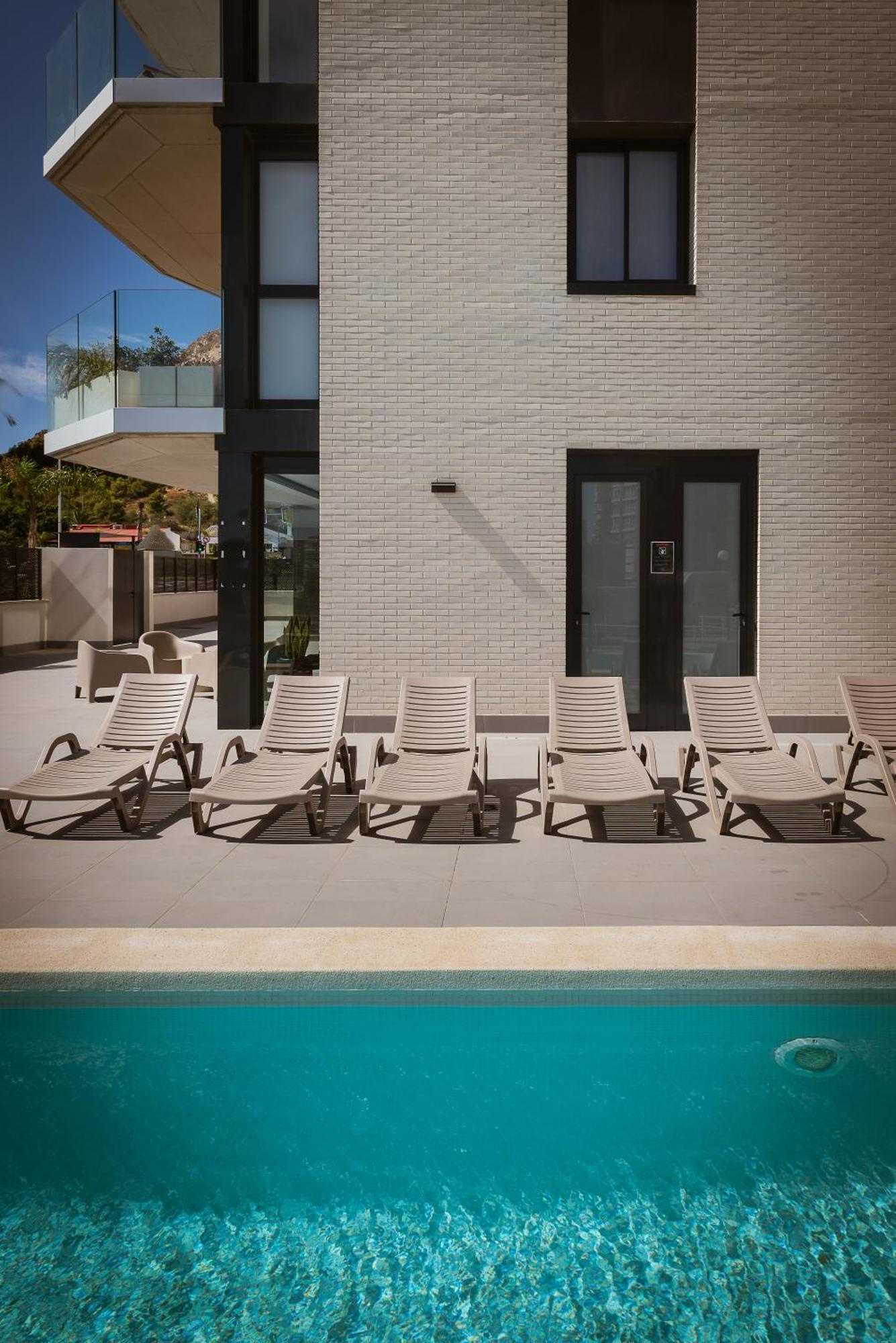 Modern Sea Front Sea Waves Apartman Alicante Kültér fotó